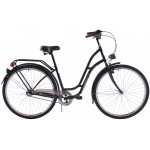 Mestský bicykel 28 Fuzlu Arizona Holand S-3 Čierna